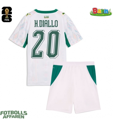 Senegal Habib Diallo #20 Hemmaställ Barn VM 2026 Kortärmad (+ Korta byxor)